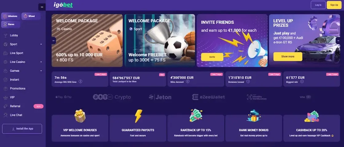 Igobet Nederland – Officiële Online Casino 2026 image 1